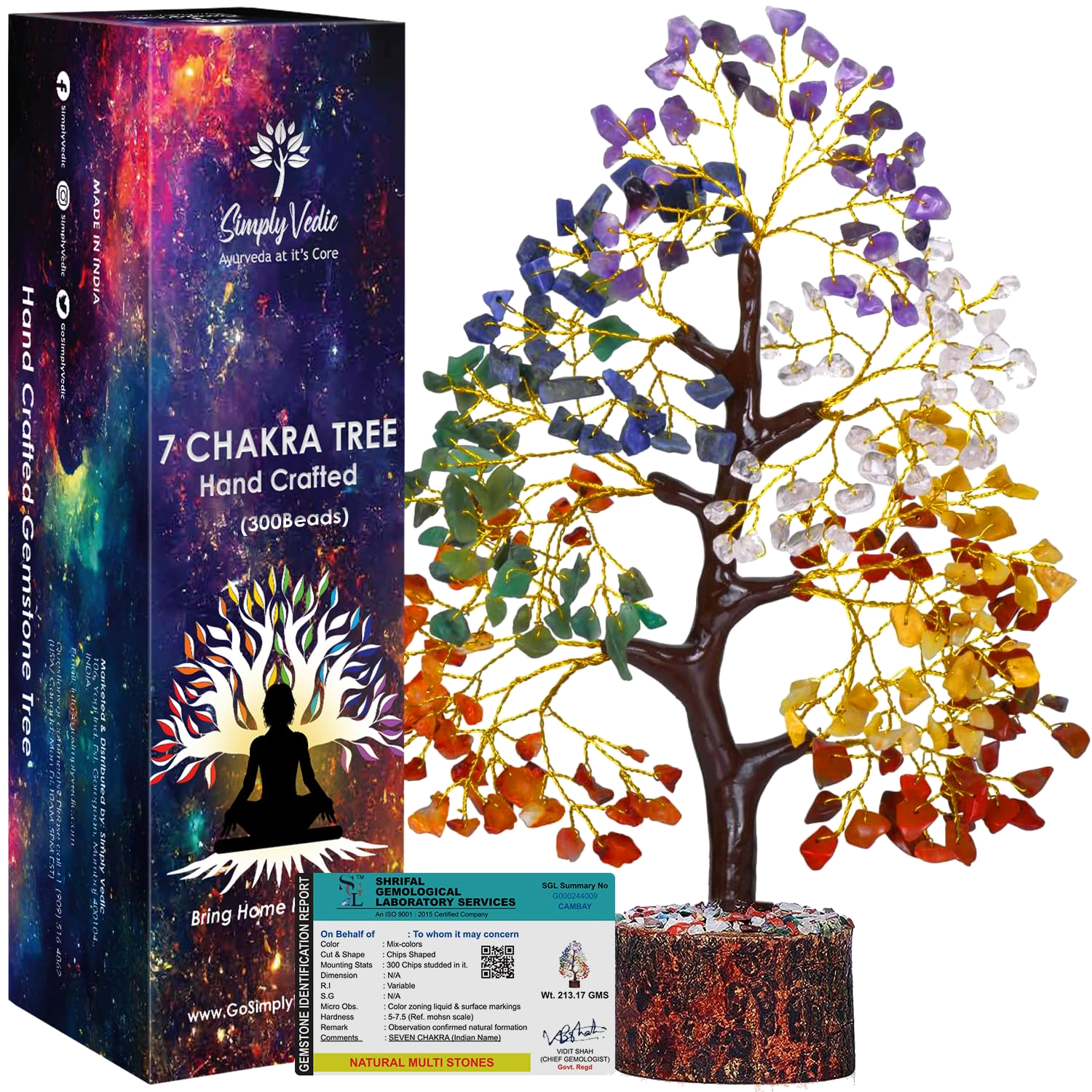 7 Chakra Crystal Tree