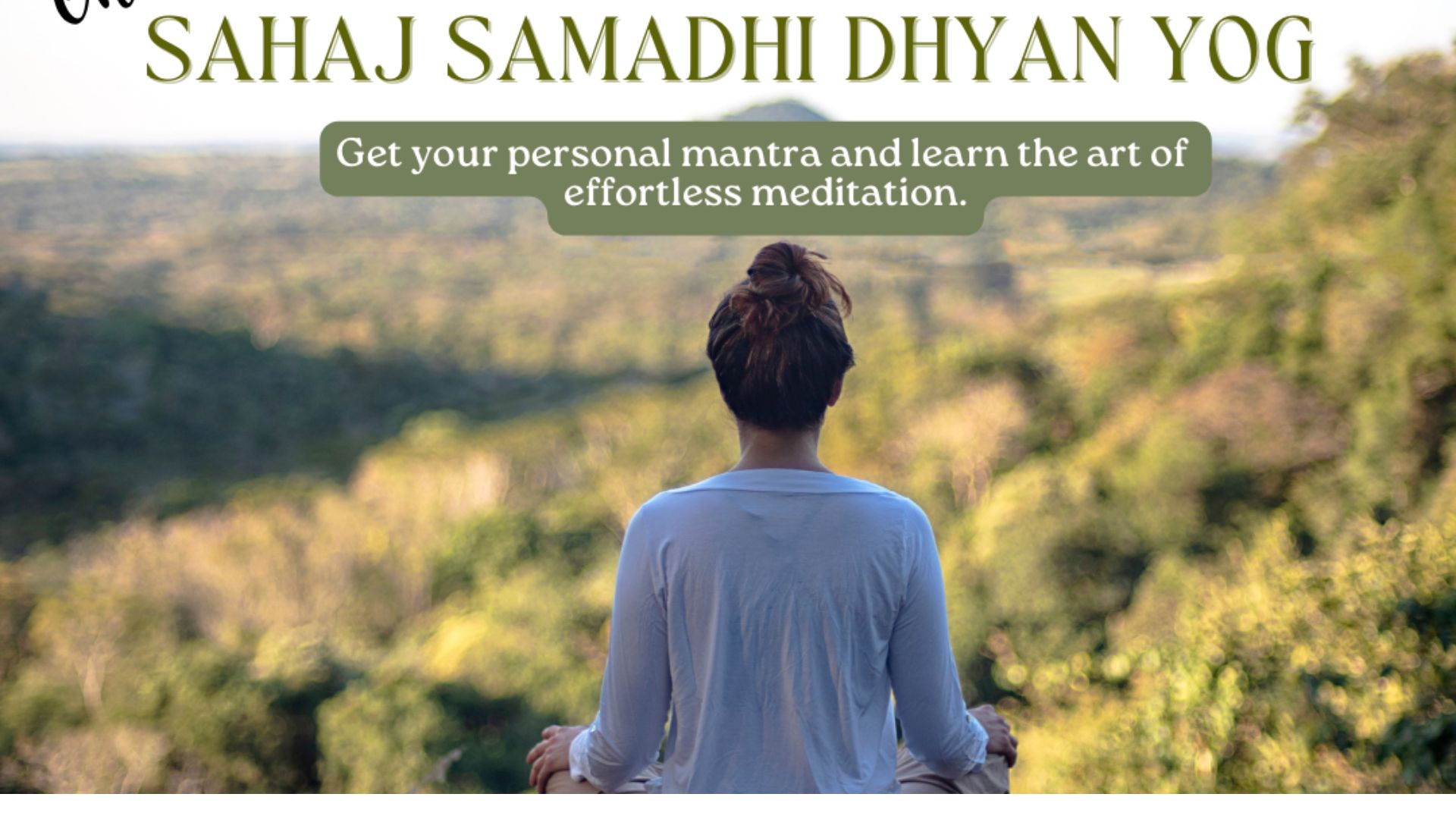 Sahaj Samadhi Dhyan Yoga Program With Arnab Roy, Namita Kumari