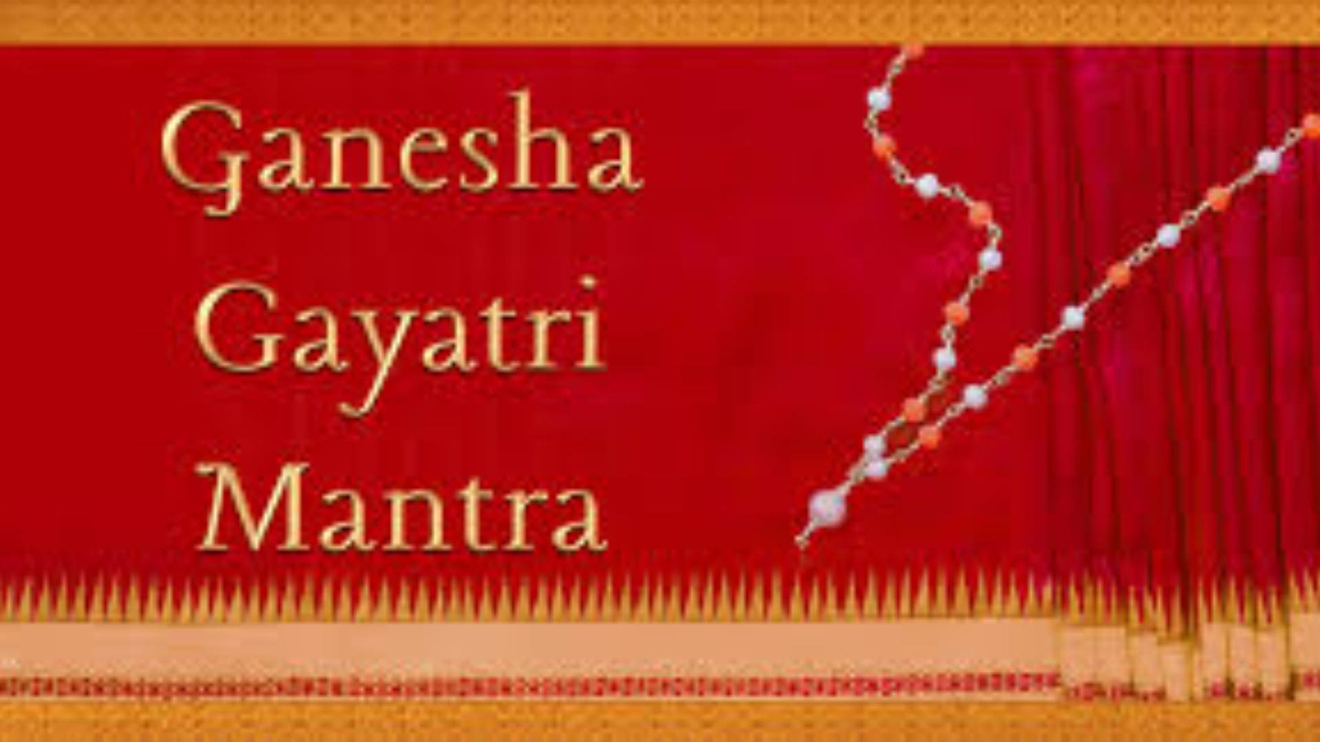 Ganesh gayatri mantra