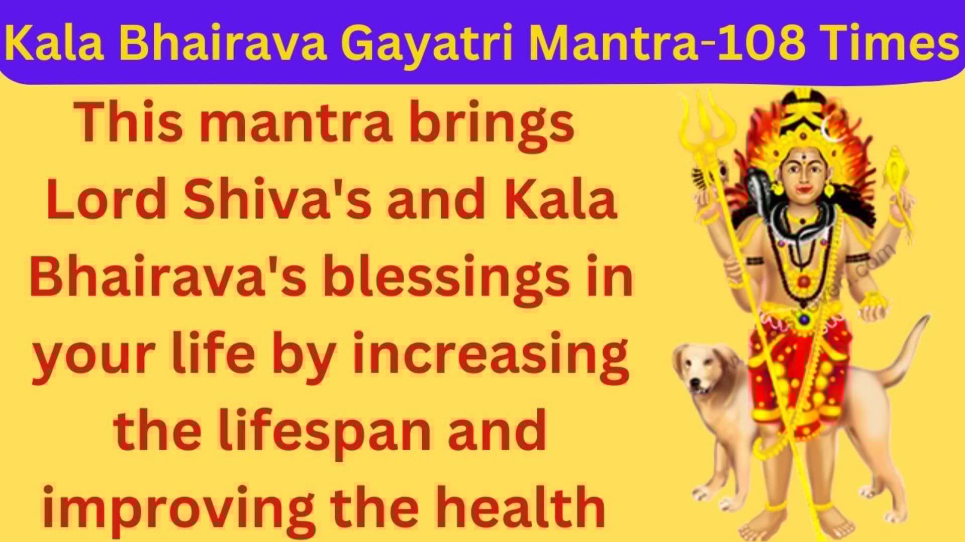 Kaal Bhairava Gayatri Mantra