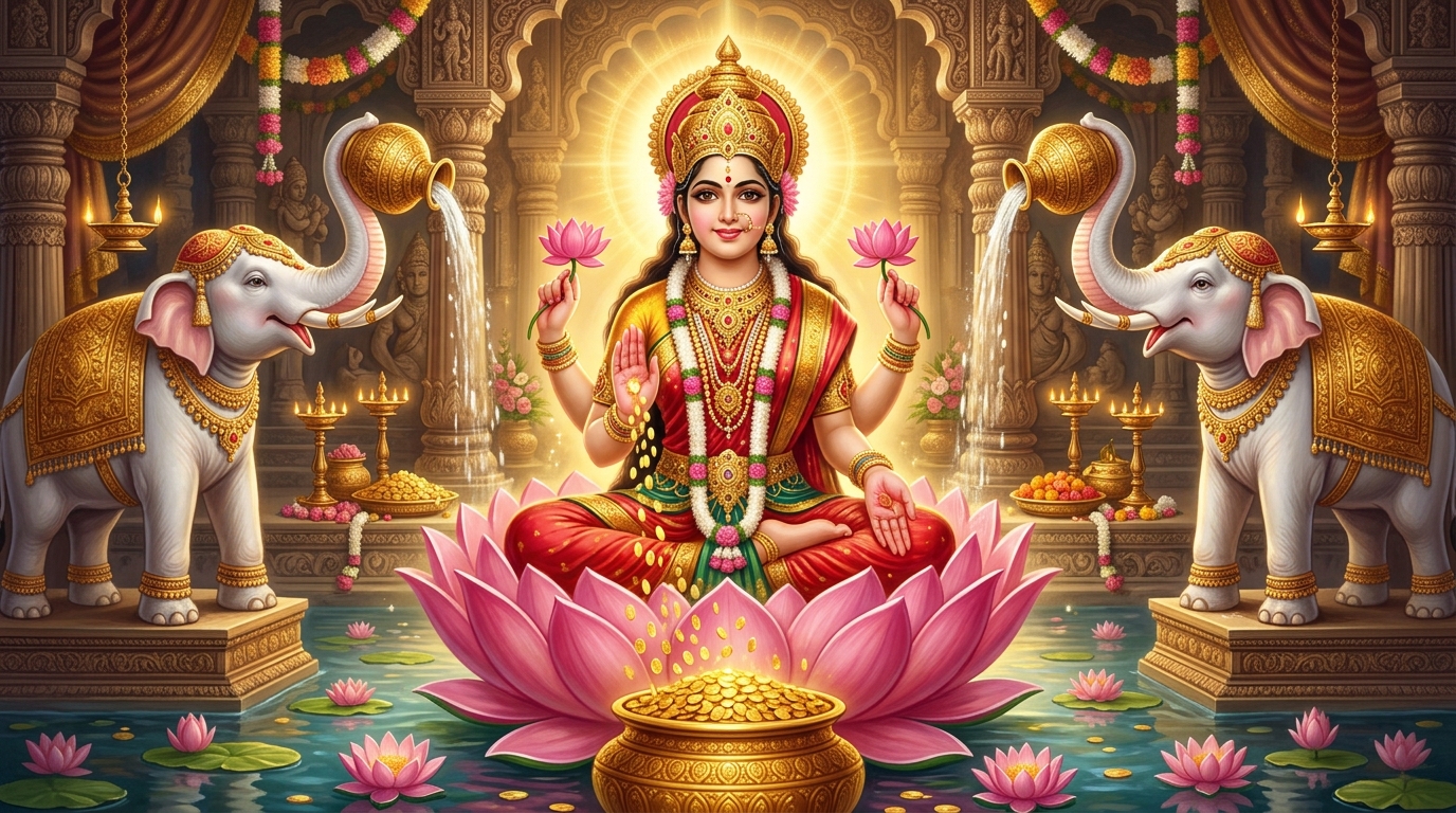Kanakadhara Mahalakshmi Stotram - Goddess Mahalakshmi