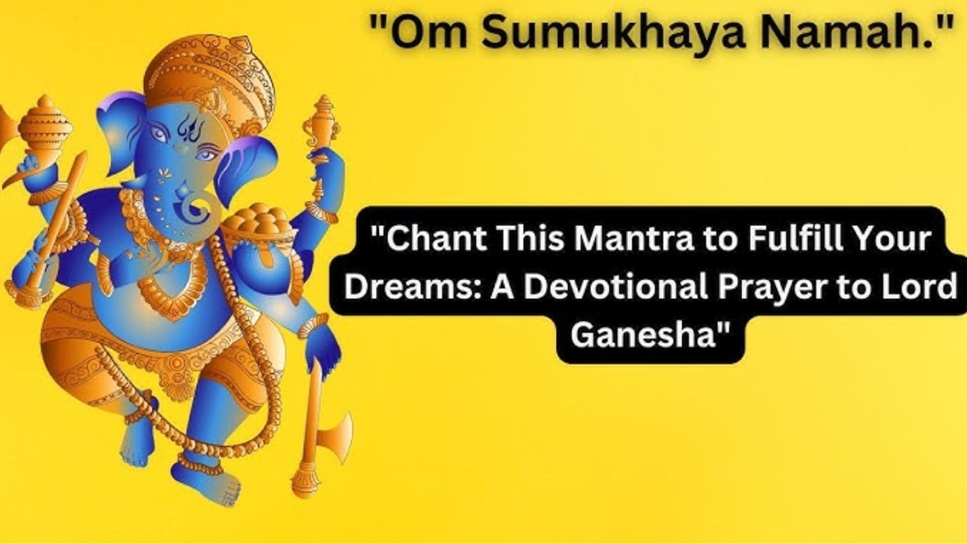 Sumukhaya Mantra