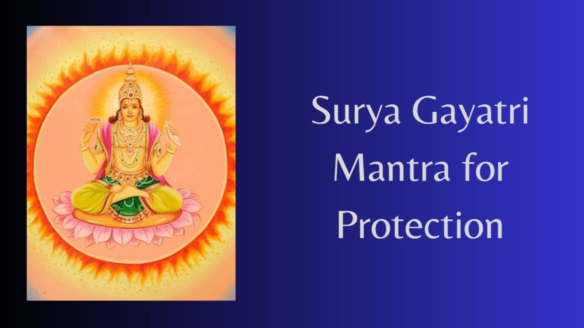 Surya Gayatri Mantra