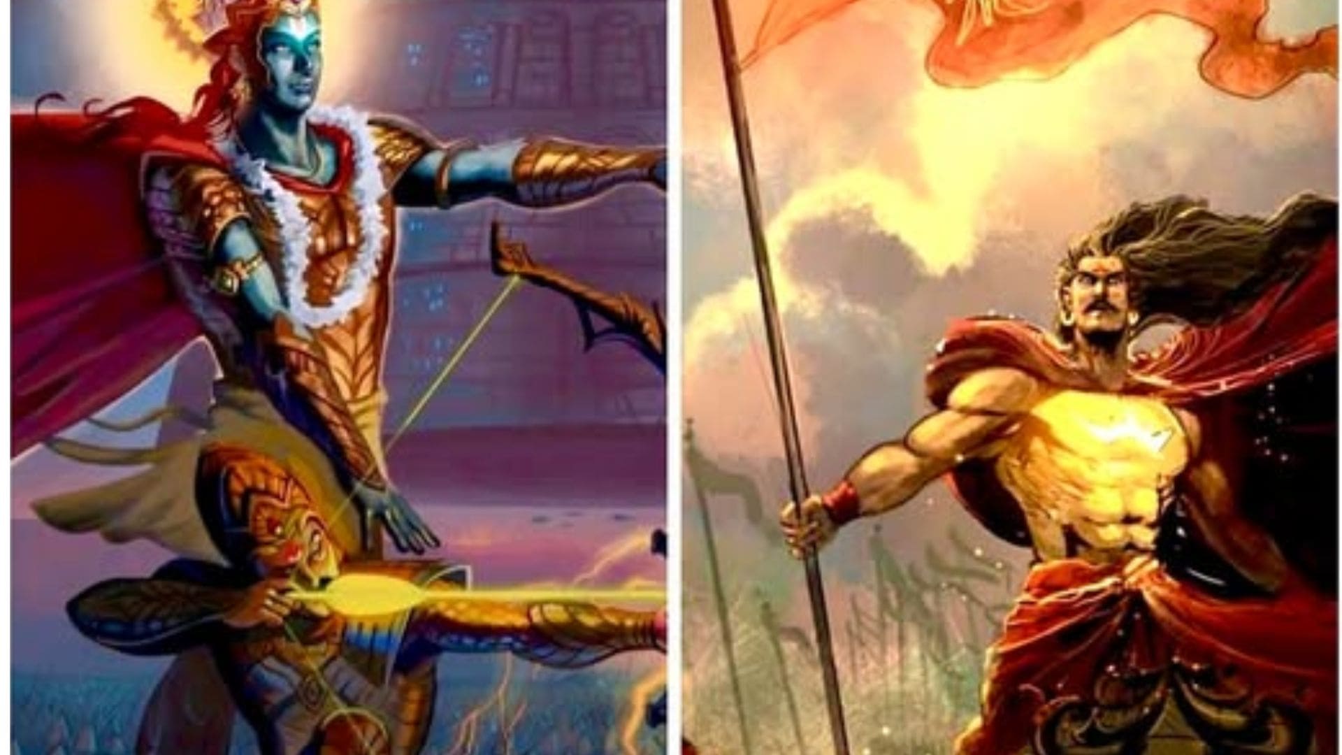 The Epic Duel of Karna and Arjuna: The Battle of Brahmastra and Varunastra