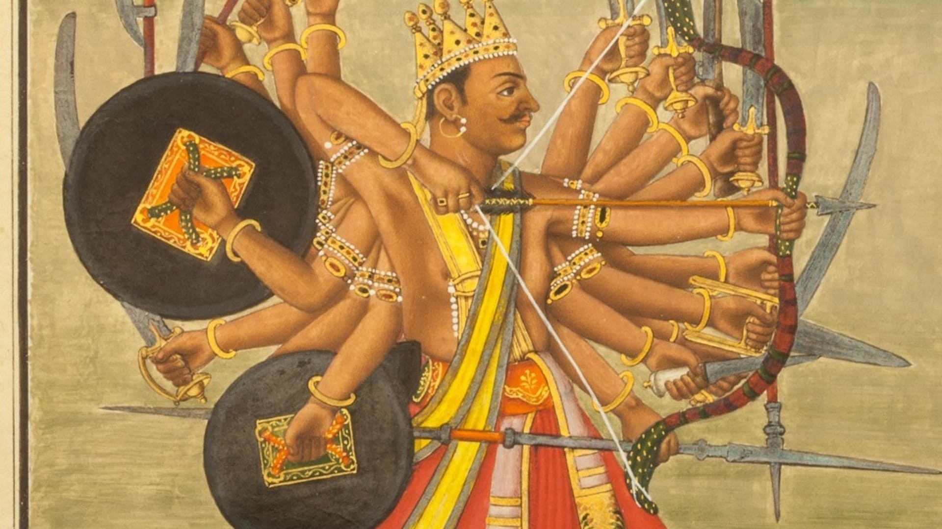Kartavirya Arjuna: The Thousand-Armed King of Mahishmati in Hindu Mythology