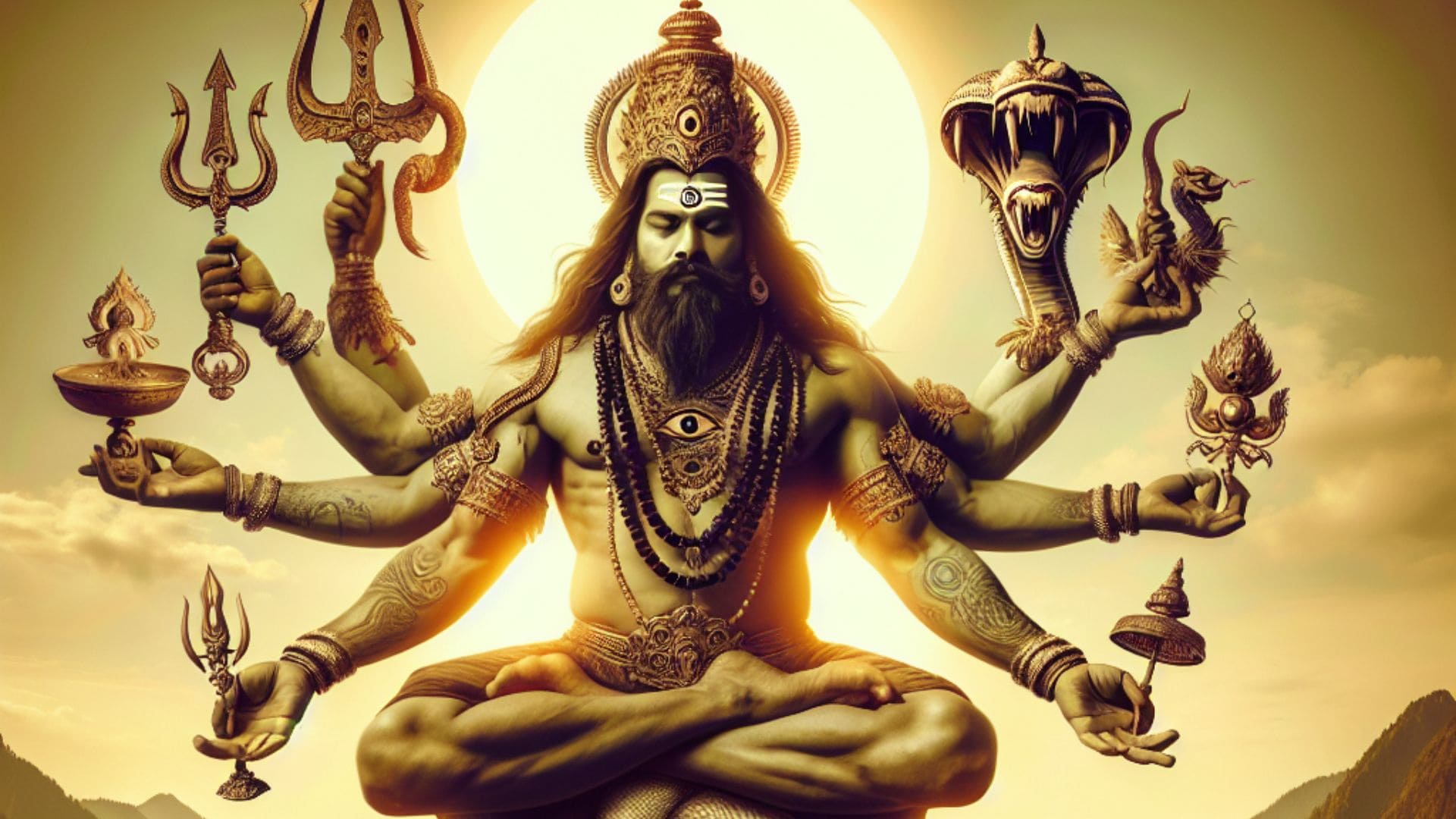 The Supreme Narayana: Exploring the Unity of Brahma, Vishnu, and Shiva in Hindu Scriptures
